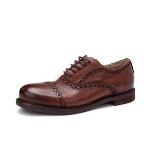 Chaussures en cuir formelles britanniques pour hommes avec cuir incrusté, très adaptées au travail et à la nouvelle vie - Product Image 4