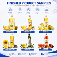 Grande huile comestible d'olive de colza noir de canola Petite machine de remplissage d'huile épaisse Ce Machine de remplissage de liquide automatique de 1 gallon