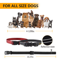Neues Wasserdichtes Wiederaufladbares Vibrierendes Hunde-Bellstopp-Elektrisches Trainingshalsband mit Fernbedienung Hunde-Erziehungshalsband
