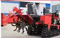 Herramientas y Equipos Agrícolas: Rotocultivador de Orugas con Varios Implementos - Precio