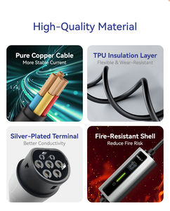 Taşınabilir 16A 240V elektrikli araç şarjı akıllı hızlı şarj Type1 Aad Type2 Ev şarj kablosu tipi şarj için taşınabilir şarj istasyonları - Product Image 6