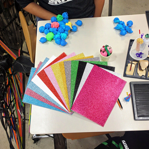 Bán buôn số lượng lớn thân thiện với môi A4 Kích thước <span class=keywords><strong>EVA</strong></span> long lanh tấm xốp 5mm-10mm upe và vinyl cho DIY Thủ công mỹ nghệ và cắt - Product Image 1