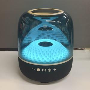 Caixa de Som Sem Fio de Mesa KINGLUCKY PK501 com Design de Vidro e Iluminação RGB Som Estéreo de Alta Qualidade BT5.3 Saída de 40W Bateria de 3600mAh para Computador - Product Image 3