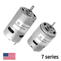 Moteur électrique DC 775 à balais 12V 24V personnalisé Shunli pour machine à souder, moteur DC portable