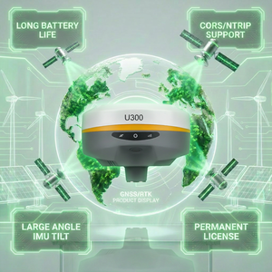 ฐานรับสัญญาณ Hi Target U300 สำหรับงานสำรวจและวัดค่าด้วยระบบ GPS พร้อมรองรับ OEM และ RTK GPS GNSS ขายดีประจำปี 2026 - Product Image 2