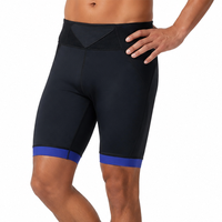Shorts de sport athlétiques personnalisés OEM ODM pour l'entraînement, yoga, compression premium, tissu élastique, fitness, shorts pour hommes