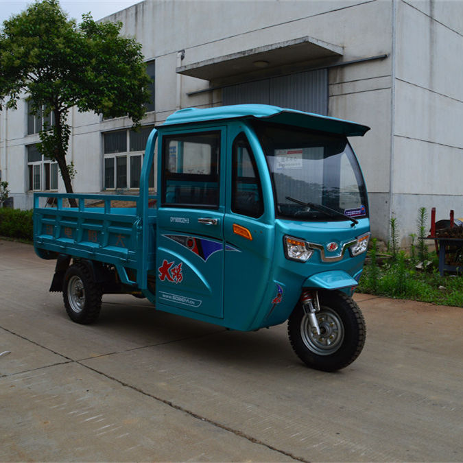 Tricyle Sample Multi-Purpose Electric Tricycle; Agricultural Cargo Tricycle with Open ...