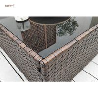Ensemble de canapés de conversation en rotin moderne pour jardin, patio, villa, hôtel, mobilier d'extérieur, nouveau design, moins cher, tendance