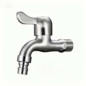 <span class=keywords><strong>Robinet</strong></span> <span class=keywords><strong>de</strong></span> <span class=keywords><strong>jardin</strong></span> mural moderne à col long 1/2 pour machine à laver, prix raisonnable - Product Image 1