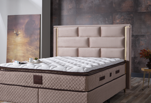 Bộ Phòng Ngủ Khách Sạn Có Đèn Queen Hiện Đại Bộ Giường Gỗ Đơn Cỡ King Giường Đôi - Product Image 3