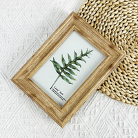 Marco de Fotos de Madera Creativo al por Mayor, con Forma Rectangular, para Decoración de Mesa