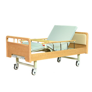 Lit médicalisé manuel Zi Ang A02 II à manivelle, simple ou double, pour usage hospitalier et à domicile (personnes âgées) - Product Image 1