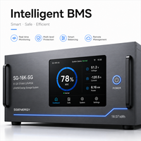 Batterie de rack de serveur LiFePO4 51,2 V 314 Ah 16 kWh avec écran tactile LCD 5 pouces, auto-chauffante, 6000+ cycles, cellules EVE de qualité A pour stockage d'énergie
