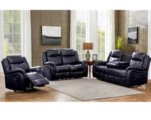 Top-ranking leather furnishings suppliers new arrival home furniture fabric recliner sofa set for living room