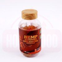 Holeywood 3D Petit Ours Brun Bouteille Gummy Mixed Sucette Halal Saveur de Fruits Goût Sucré Bonbons en Boîte