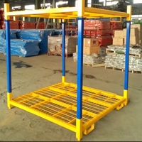 Ad alta capacità su misura in metallo portatile accatastamento cremagliera pesante piastra Rack per lo stoccaggio per magazzini e negozi