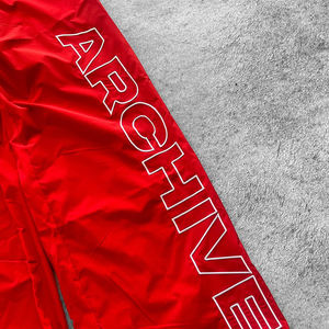 Pantaloni Sportivi Huili OEM all'Ingrosso Larghi Oversize da Uomo con Logo Personalizzato Stampato in Nylon Senza Marchio a Gamba Larga - Product Image 2