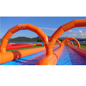 زحليقة قابلة للنفخ, زحليقة مائية قابلة للنفخ طراز PVC1000ft للأطفال والكبار - Product Image 2