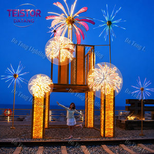 Outdoor LED Firework Tree Motif <b>Light</b> Commercial Landscape Decoration for Park Plaza - Product Image 4