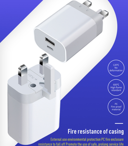 Chargeur mural USB C universel 4 en 1, adaptateur de charge rapide PD 30W, sortie 5V/3A, alimentation de voyage AU EU US UK - Product Image 1
