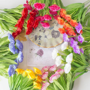 SEASON 9 cabezas arreglo <span class=keywords><strong>de</strong></span> flores <span class=keywords><strong>lilas</strong></span> arbusto <span class=keywords><strong>de</strong></span> flores <span class=keywords><strong>de</strong></span> seda decorativo al por mayor flores y plantas artificiales - Product Image 1