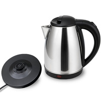 Bouilloire électrique en acier inoxydable 2,0 L, portable et pour usage domestique, directement de l'usine