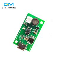 Module d'atomisation pour humidificateur avec interface micro USB DC5V, ventilateurs lumineux colorés, carte de commande