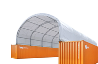 Abri de conteneur d'usine tente de conteneur de 20 pieds 40 pieds Tente de conteneur robuste en PVC en vente Tente de stockage de grande qualité en plein air