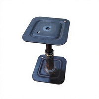 Cales de stabilisation 1000 lb en acier thermolaqué noir pour camping-car et remorque, réglables de 4-5/8 à 8 pouces