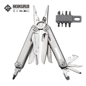 Herramienta Multiusos CNC de Acero Inoxidable para Bricolaje, Alicates de Bolsillo, Destornillador, Lima, Logotipo Grabado con Láser, Personalizable para Camping, OEM - Product Image 6