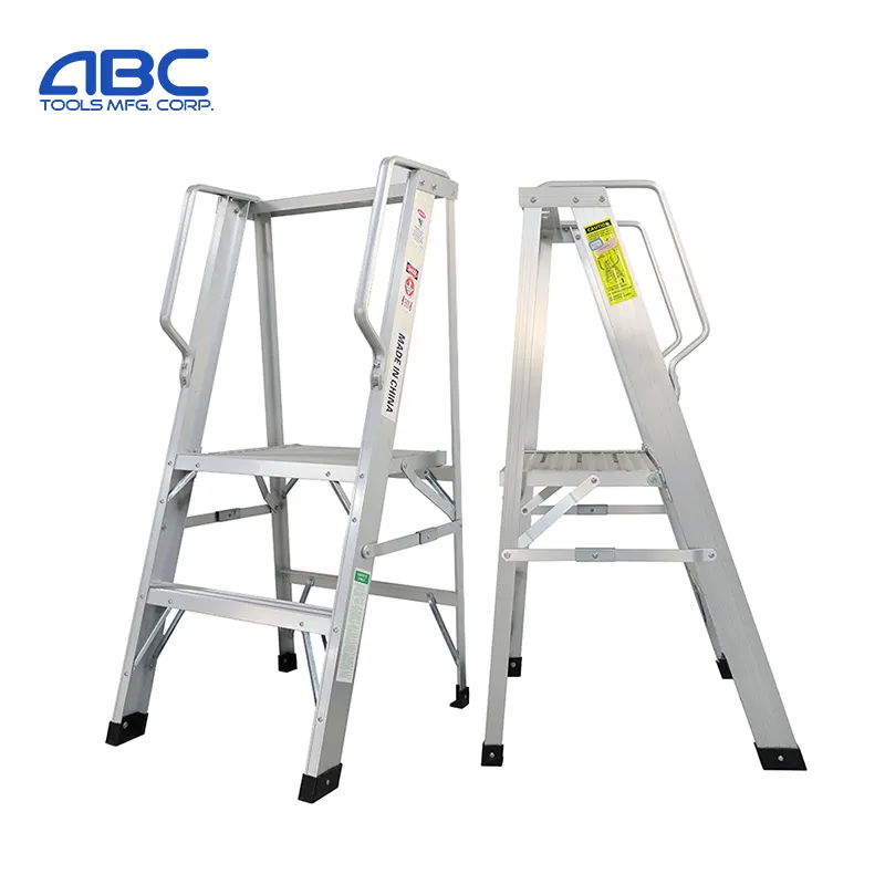 Aluminium Plank Platform Laddertje Aluminium Vouwen Trappen Escaleras De Aluminio