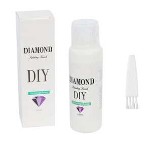 XIXI 120ML Scellant pour peinture au diamant en acrylique avec pinceau pour une fixation permanente et un effet brillant - Product Image 4