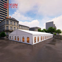 Tente de réception de luxe de qualité supérieure 12x26 16x30 avec climatisation intégrée à vendre