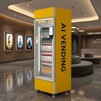 Máquina Expendedora Automática de Bebidas Frías y Snacks Saludables con Funciones Inteligentes de IA, SDK, Capacidad para 200-300 Productos y Gestión Basada en la Nube