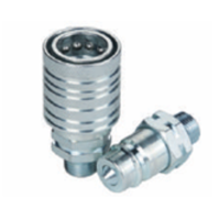 Accouplements hydrauliques rapides de type pousser-tirer en acier