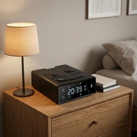 Table de chevet en acier robuste avec coffre-fort portable à accès rapide, petit coffre-fort en métal à serrure numérique électronique, coffre-fort pour armes à feu