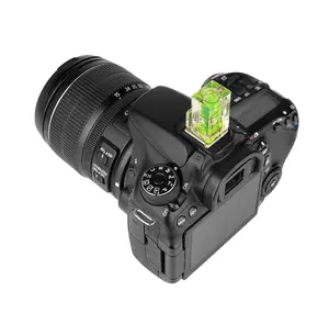 2-Axis Hot Shoe Bubble Level Hot Shoe Camera Hot Protector for SLR DSLR Cameras Accessories