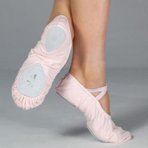 Scarpette <span class=keywords><strong>da</strong></span> Balletto in Tela Morbida Lavabile Senza Lacci con Suola Divisa in Tre Parti |   Comodità senza lacci per ballerine - Product Image 1