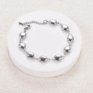 Brazalete Redondo Personalizado Creativo, Cadena de Acero Inoxidable, Pulsera Impermeable, Joyería de Moda para Mujer - Product Image 3