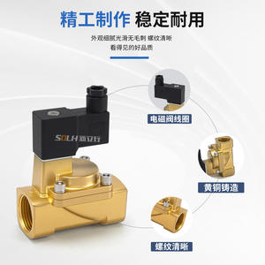 Vanne solénoïde pneumatique à action directe 2WA030/050/150-06/08 Corps en acier inoxydable avec structure pilote pour les fluides gazeux - Product Image 1