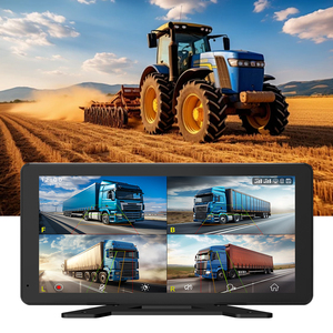 Caméra de recul avancée pour camion, vue panoramique à 120 degrés, dashcam, écran tactile 5D, alertes BSD, vision nocturne, sécurité du conducteur de camion - Product Image 2