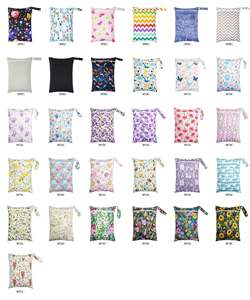 재사용 가능한 빨 더블 포켓 기저귀 가방 휴대용 방수 휴대용 다기능 아기 기저귀 가방 보관 가방 - Product Image 4