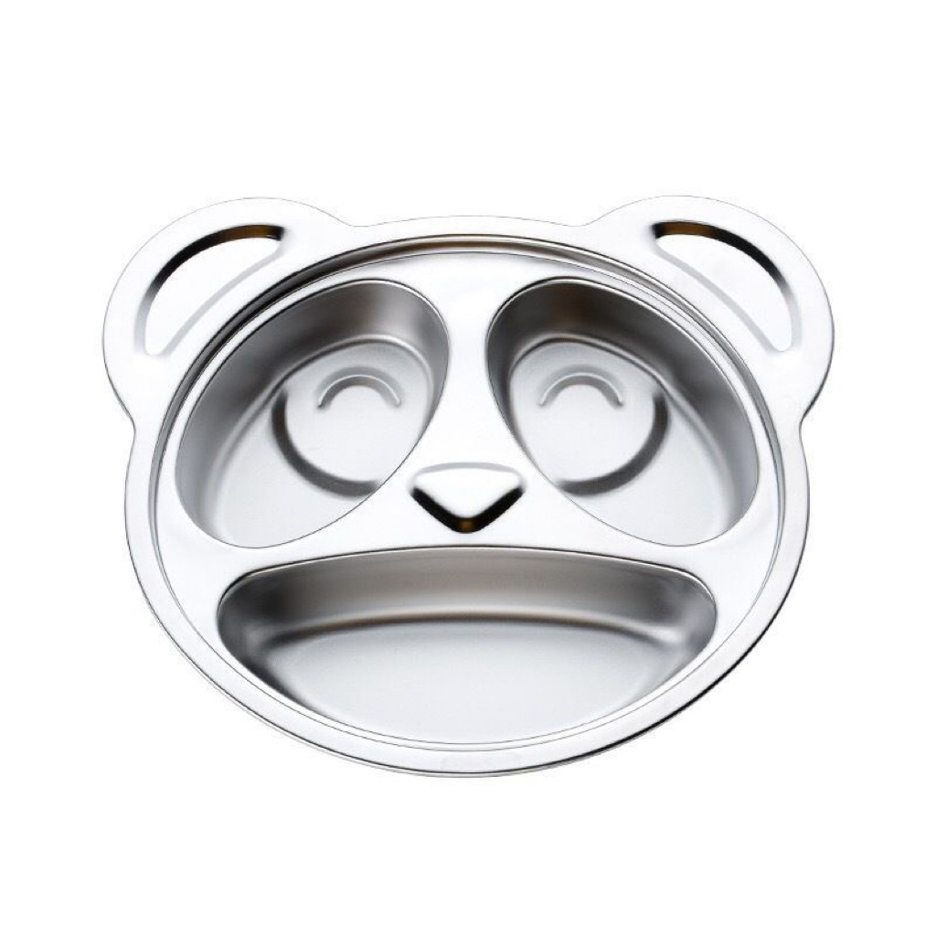 Assiette 3 Compartiments - Panda 20cm*18cm*4cm
