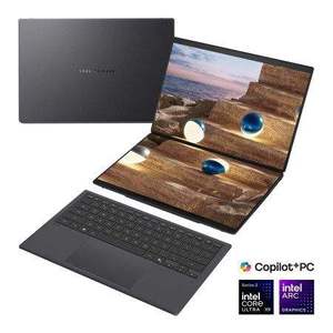 คีย์บอร์ดแบบถอดได้รุ่นใหม่สำหรับ Asu Zenbook S DUO UX8407AA CoPilot+ หน้าจอสัมผัส OLED คู่ขนาด 14.0 นิ้ว AMD A9 แรม 32GB SSD+HDD แล็ปท็อป - Product Image 2