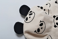 Gorro de pescador con forma de Panda para niños recién nacidos al aire libre