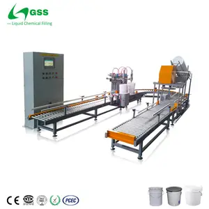 GSS 10-30L Bucket Automatic Paint Resin Coating Adhesive Filling Machine