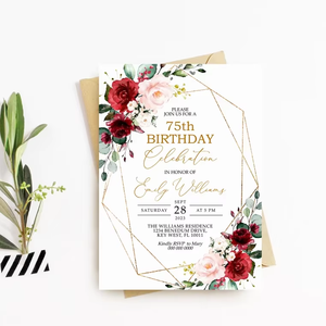 Verde smeraldo abiti da principessa dolci 16 Quinceanera XV decorazioni per inviti di mele cotogne in acrilico - Product Image 1