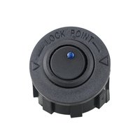 Interruptor de Botón Redondo Iluminado LED de 12V para Encendido/Apagado en el Tablero de Instrumentos de Automóviles y Camionetas