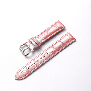 Bracelets de montre en cuir de veau de 12, 14, <span class=keywords><strong>16</strong></span>, 18, 20, 22, 24 mm avec plusieurs couleurs disponibles en stock, prix bas, motifs d'alligator - Product Image 6