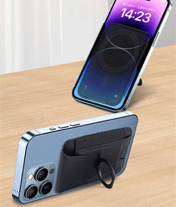 Porte-cartes en cuir magnétique étui portefeuille porte-anneau pour <span class=keywords><strong>iPhone</strong></span> 15 14 13 <span class=keywords><strong>12</strong></span> Pro Max housse de portefeuille accessoires de sac - Product Image 2